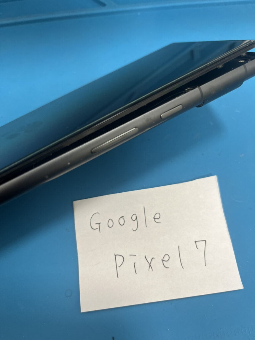 GooglePixel7のバッテリー交換修理、バッテリー膨張