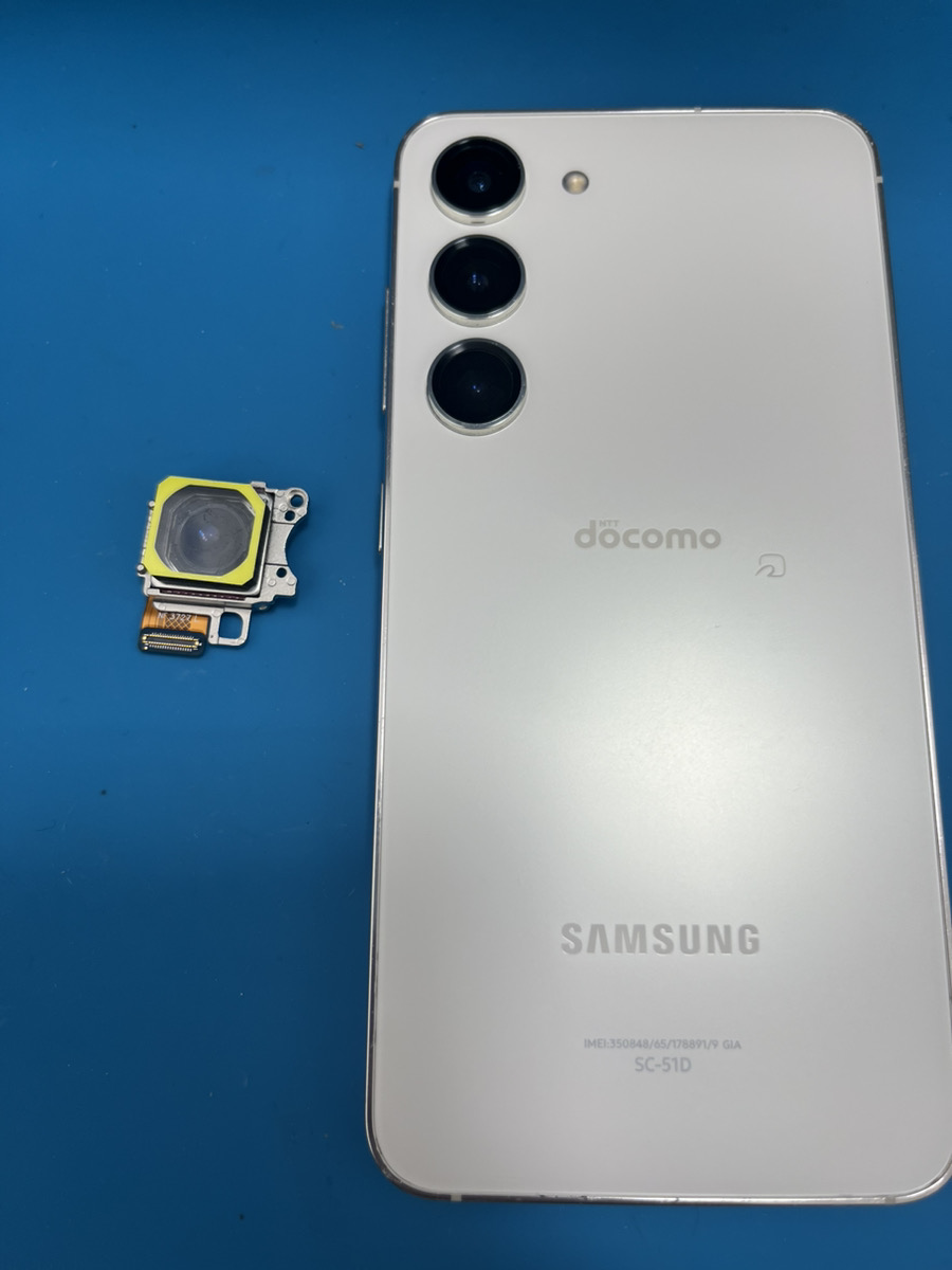 Galaxy S23のアウトカメラ交換修理 - スマホ修理テック