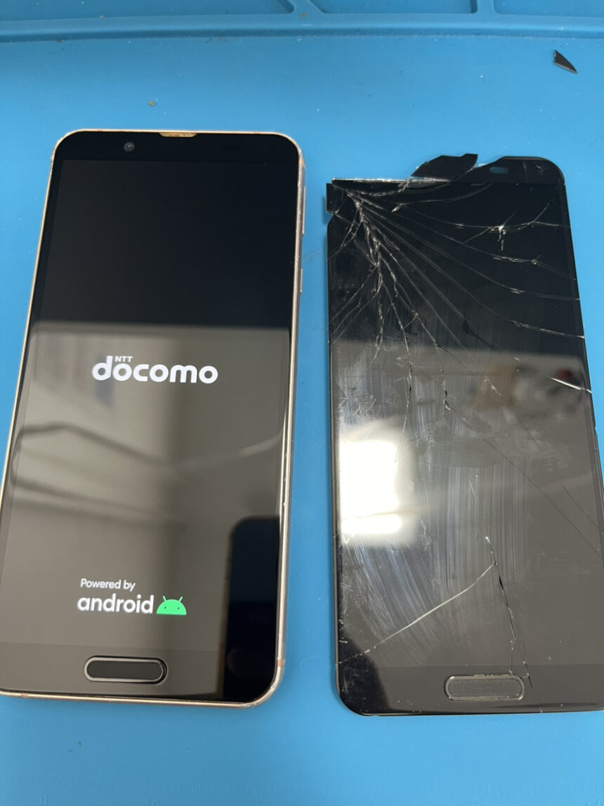 AQUOS sense3画面割れ