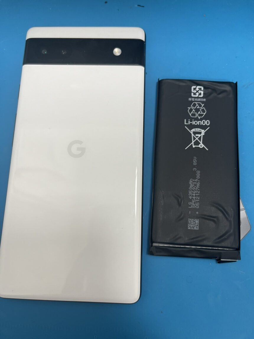 Pixel6a　バッテリー交換