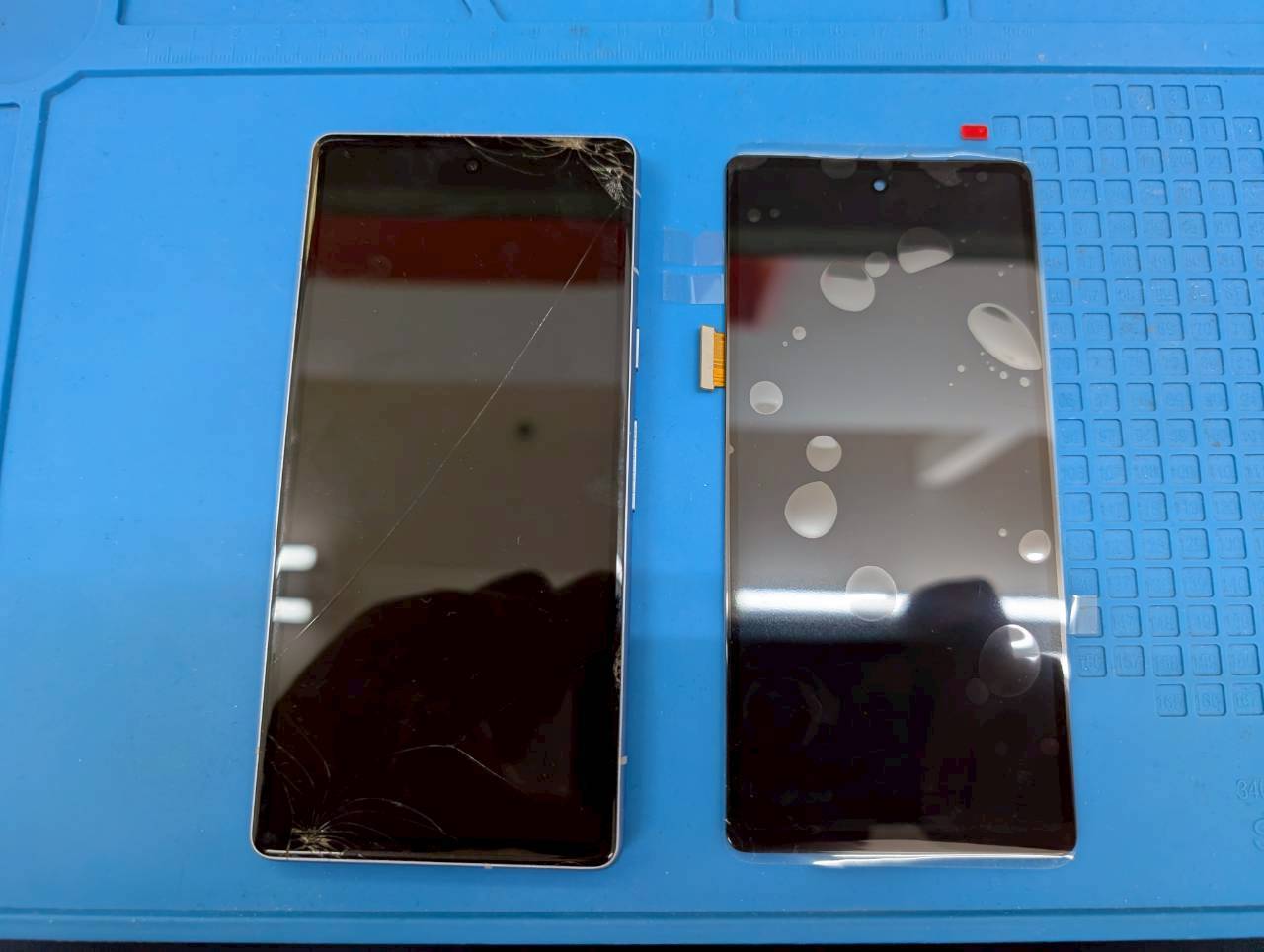 久喜菖蒲店】Pixel 6aの画面割れを1時間で即日修理しました - スマホ
