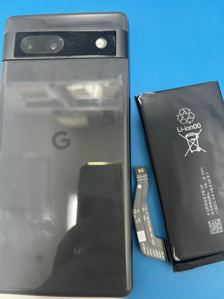 Google Pixel 7a　バッテリー交換